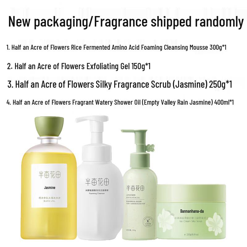 LONGRICH Fragrance Hydrating Shower Oil & Body Care Set