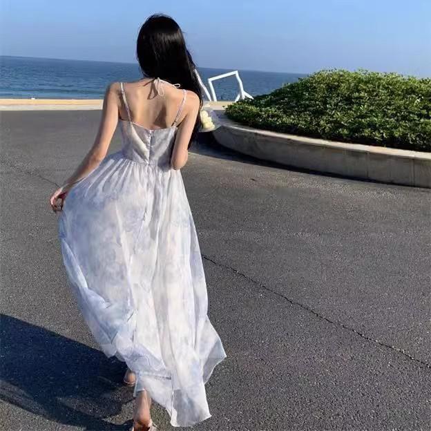 2026 summer new temperament Spice Girl suspender dress fashion high sense simple French niche skirt