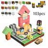 100PCS Magnetic Blocks Build Frozen Castle Magnet WorldToddler Christmas Birthday Gifts Sensory Toys For3+  Girls and Boys