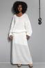 Ecru wool skirt 40/42