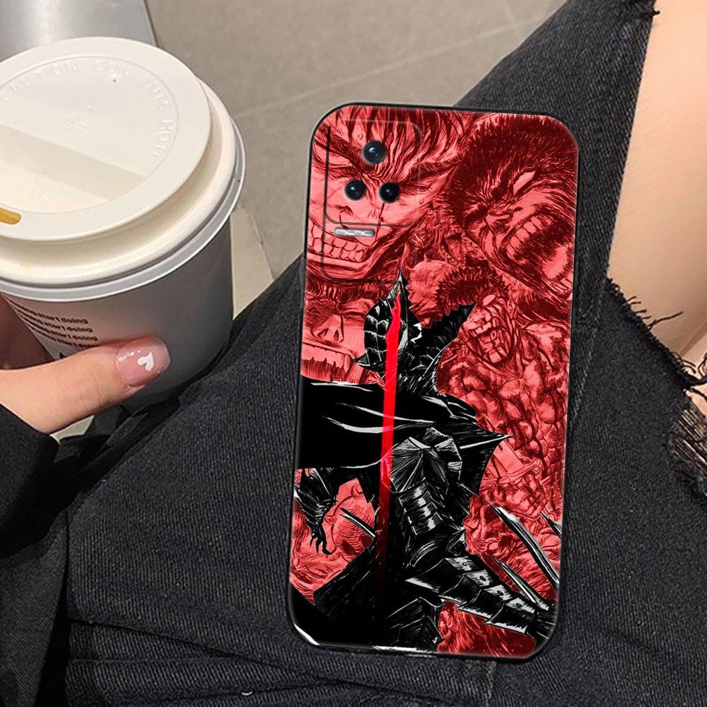 

Comic B-Berserk Guts Phone Case For OPPO RENO 15 15F 14 14F 13 13F 12 11 11F 10 8T 8 7 6 5 4 4F LITE Pro Plus Case Shell Cover OPPORENO4LITE(4F)
