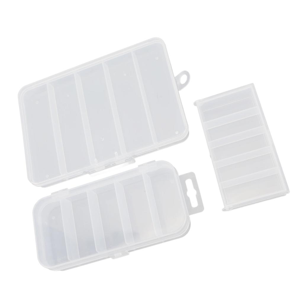 3pcs Fishing Tackle Box Multipurpose Waterproof Dustproof Protective Clear Fishing Lure Box for Fish