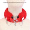 Animes Cosplays Choker Plüsch Kreuze Choker Halsband Engelsflügel Choker Halskette