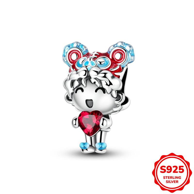 New In Copper Various Doll Series Dangle Charm Bead Fit 3Mm Bracelet Necklace For Women Pendant Luxury Diy Jewelry Gift