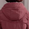 Plus Size XL-5XL Middle Age Women's Winter Jackets Hooded Elegant Loose Thick Warm Embroidery Parkas Female Coats