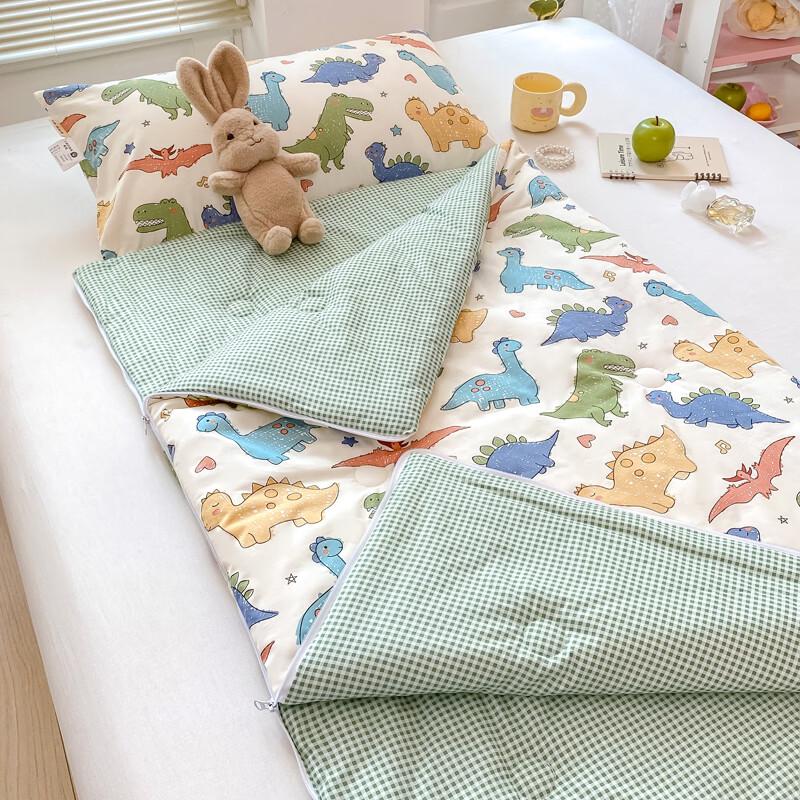 

LISM Kids Tyrannosaurus Rex Cotton Sleeping Bag Quilt with Pillow