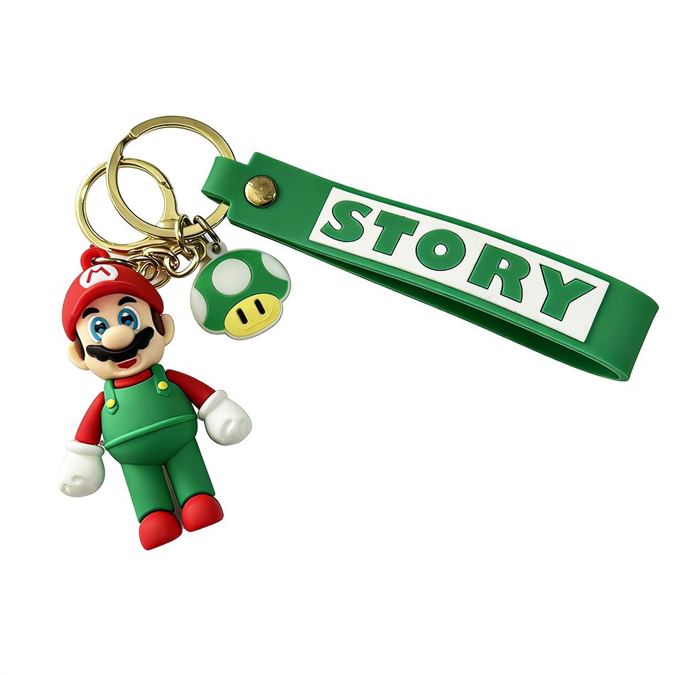

Anime Keychain Accessories Pvc Animation Figurine Pendant Cute Bag Charms Ornament Small Doll Keyring Kids Gift Toy