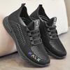 Schuhe Damen Sommer neu atmungsaktive Mesh-Sneaker Fly-Woven Einzelschuhe Damenschuhe weichsohlige Stoffschuhe Damen