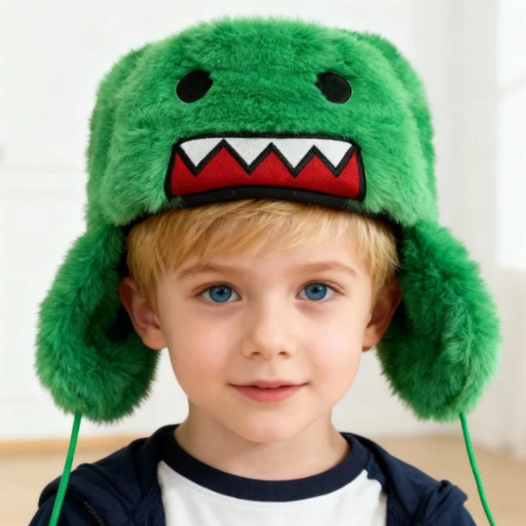 Domo-kun Head Hat Plush Toys Movie DOMO Toy Fans for Kids Halloween Gifts Cute Doll Game Fans Kids Birthday Xmas Gift Home Dec