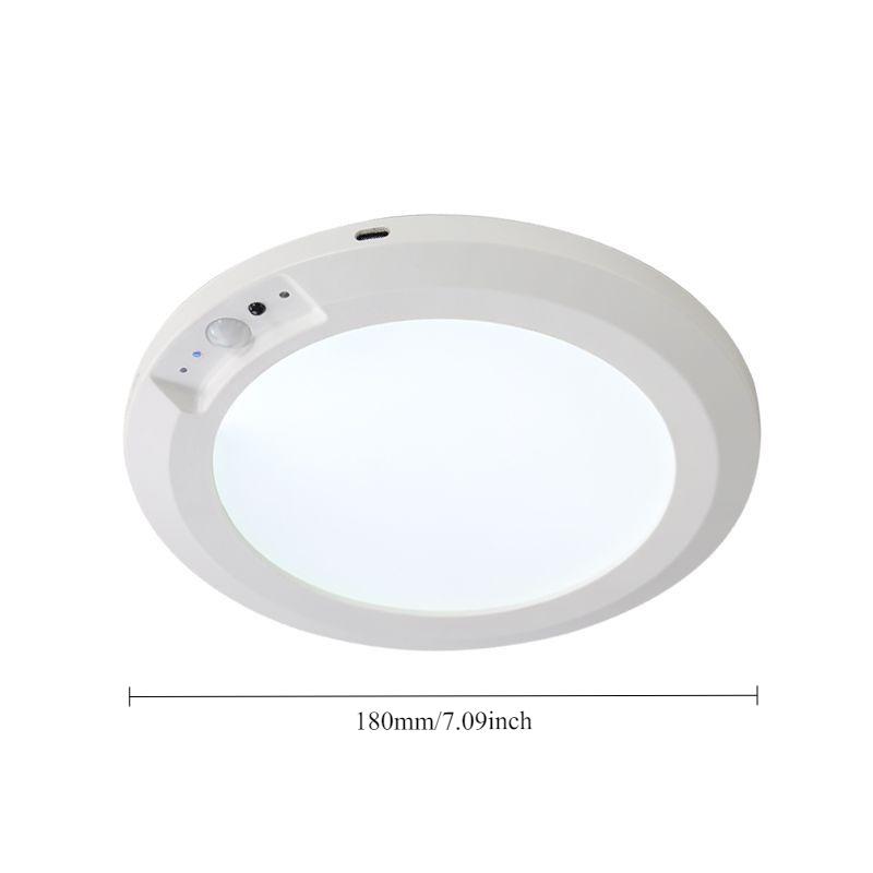 

Motion Sensor LED Ceiling Light Rechargeable Dimmable Magnetic Wireless Night Light Bedroom Hallway Stairs Lighting Ceiling Lamp 1 Pc