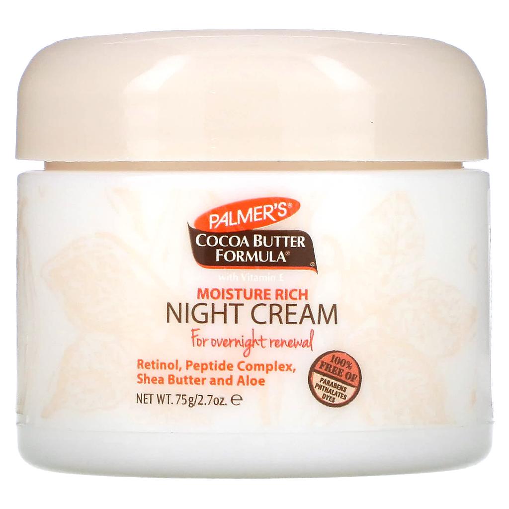 Palmer's Cocoa Butter Formula® with Vitamin E, Moisture Rich Night Cream, 75 G (2.7 Oz)