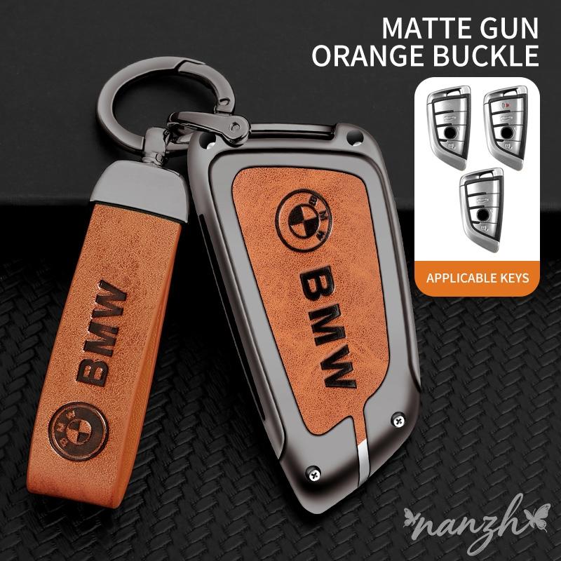 Keychain For BMW X1 X4 X5 F15 X6 F16 G30 7 Series G11 F48 F39 525 f30 118i 218i 320i Zinc Alloy Holder Shell Car Key Case Cover