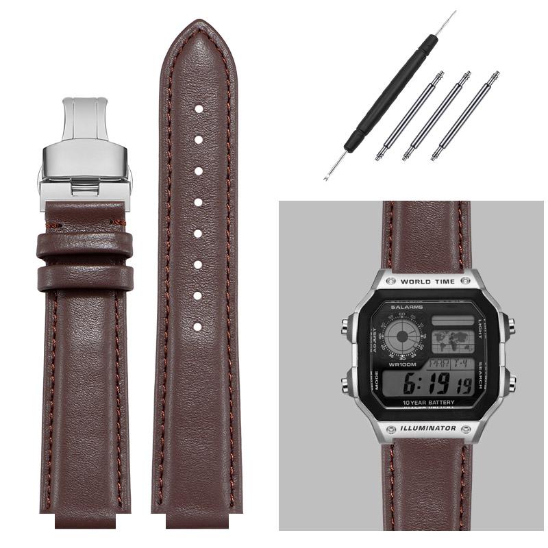 16MM genuine leather watchband for G-Shock Casio DW5600/GW-B5600/G-5600/GW-M5610 Replace wristbands Convex watch strap