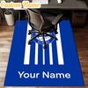 Custom Name Deportivo Alaves Crest Rug Office Rug Chair Mat Non Slip Carpet Rugs for Bedrooms Dining Room Living Room Home Decor gifts