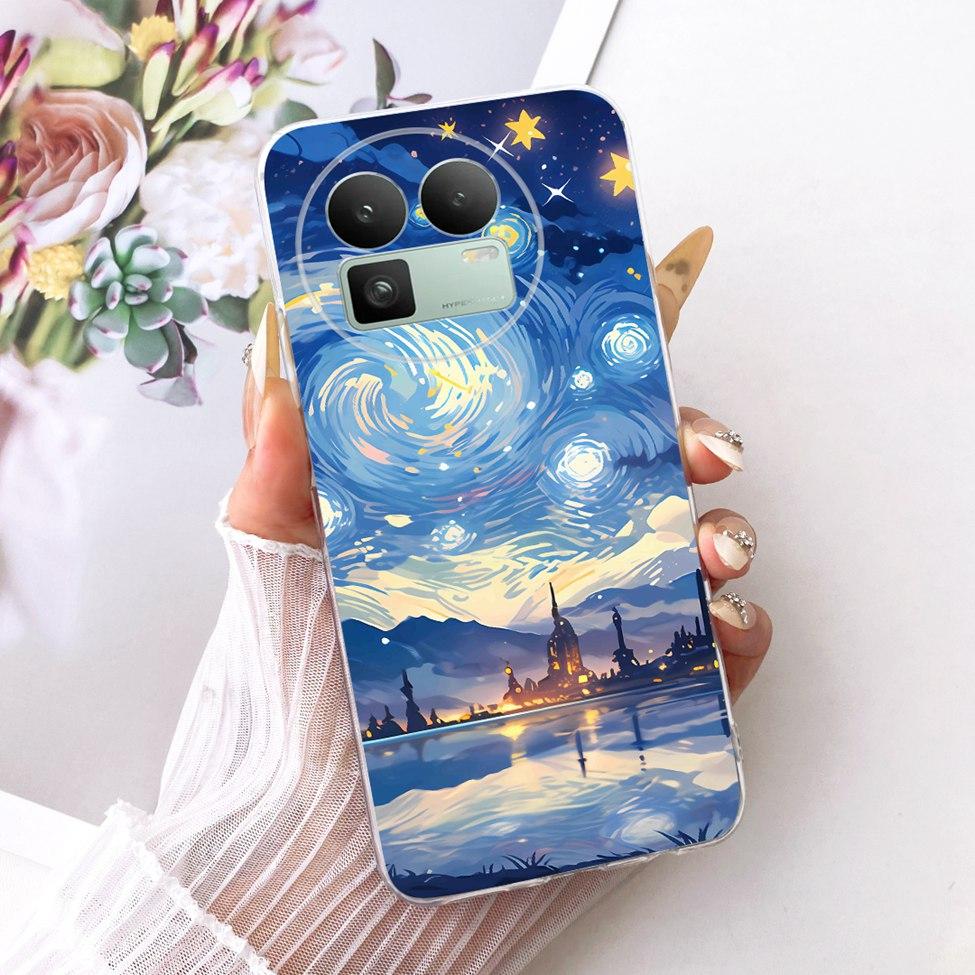 For Realme GT8 Case Cover Cute Cat Fashion Butterfly Luxury Painted Casing For Real me GT8 Bumper