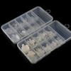 100Pcs/Box Acrylic Pointed False Toe Nails Manicure Kits Nail Art Decoration Box