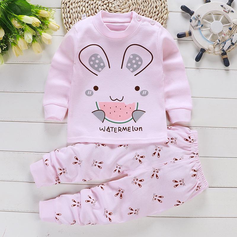 2025 Kids' Pure Cotton Underwear & Pajama Set for Boys & Girls - Autumn Wear