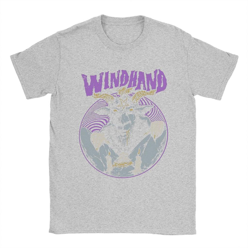 Humor Windhand T-Shirts Men Round Collar 100% Cotton T Shirts Short Sleeve Tee Shirt Birthday Present Clothes