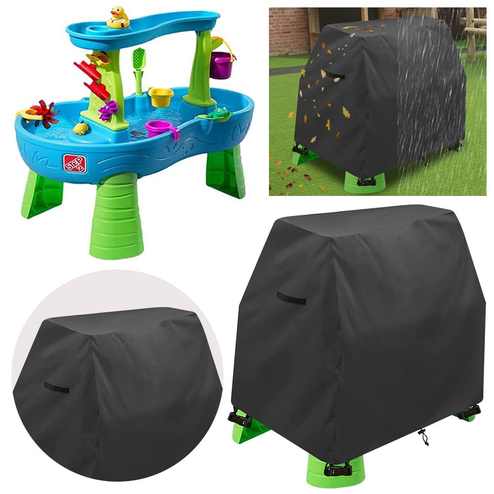 Kids Sand and Water Table Covers Waterproof Outdoor Cover Dustproof for Step 2 Rain Showers Splash Pond Water Table