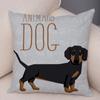 Office Living Room Home Pillowcase Dalmatian Schnauzer Pillowcase Car Ornaments