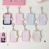 3In Photocard Holder Photo Display Stand Photo Frame Acrylic Card Holder Picture Protector Hanging Pendant For Backpack Charms