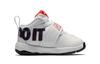 Nike Team Hustle D 8 JDI Slip Resistant Cushioning Abrasion Resistant Mid Top Toddler Shoes Black White AQ9978-100