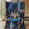 Coperta in Flanella con Stampa del Newcastle United Football, Coperta Morbida Calda Leggera per Divano Letto Campeggio