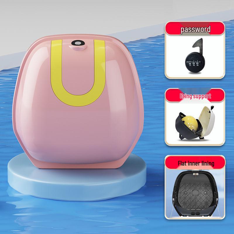 Rear Trunk Storage Box for Yadea DQ6S, Aima Vava, Tailing, and Xiaoniu Electric Scooters