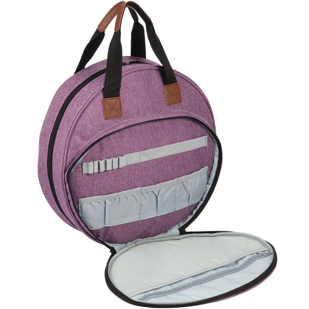 Embroidery Kit Organizer Bag Multi-Layer Oxford Craft Storage for Cross Stitch Threads Sewing Accessories Hoops Needlework Tools