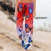 Women's Fashion Loose-Fit Drawstring Elastic Waist Casual Printed Pants