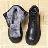 Martin Boots Herbst und Winter Neue Retro-Kurzstiefel Dicksohlige Absatzstiefel