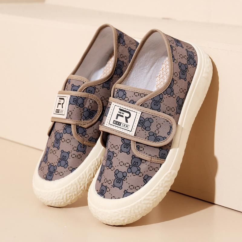 Spring and summer new fisherman shoes canvas women's shoes fashionable versatile Chinese style casual thick-soled lazy one-pedal single shoes women