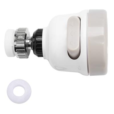 360 Degree Rotatable Kitchen Faucet Spray Head Tap Splash Filter Nozzle 3 Modes Adjustment