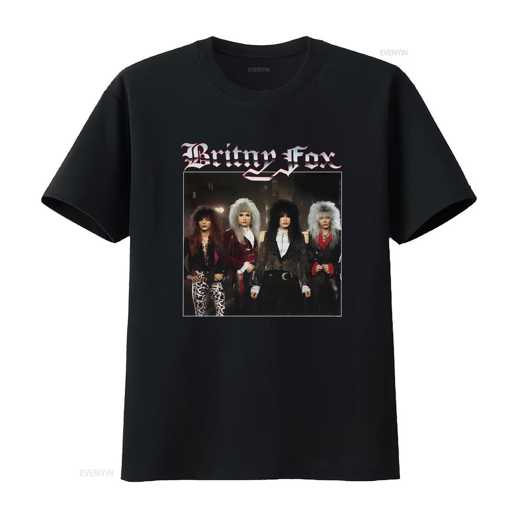 BRITNY FOX Band T Shirt for Fans S 5XL Rock Style NW02323 vintage Washed Breathable Soft Comfortable Stretched Versatile homme