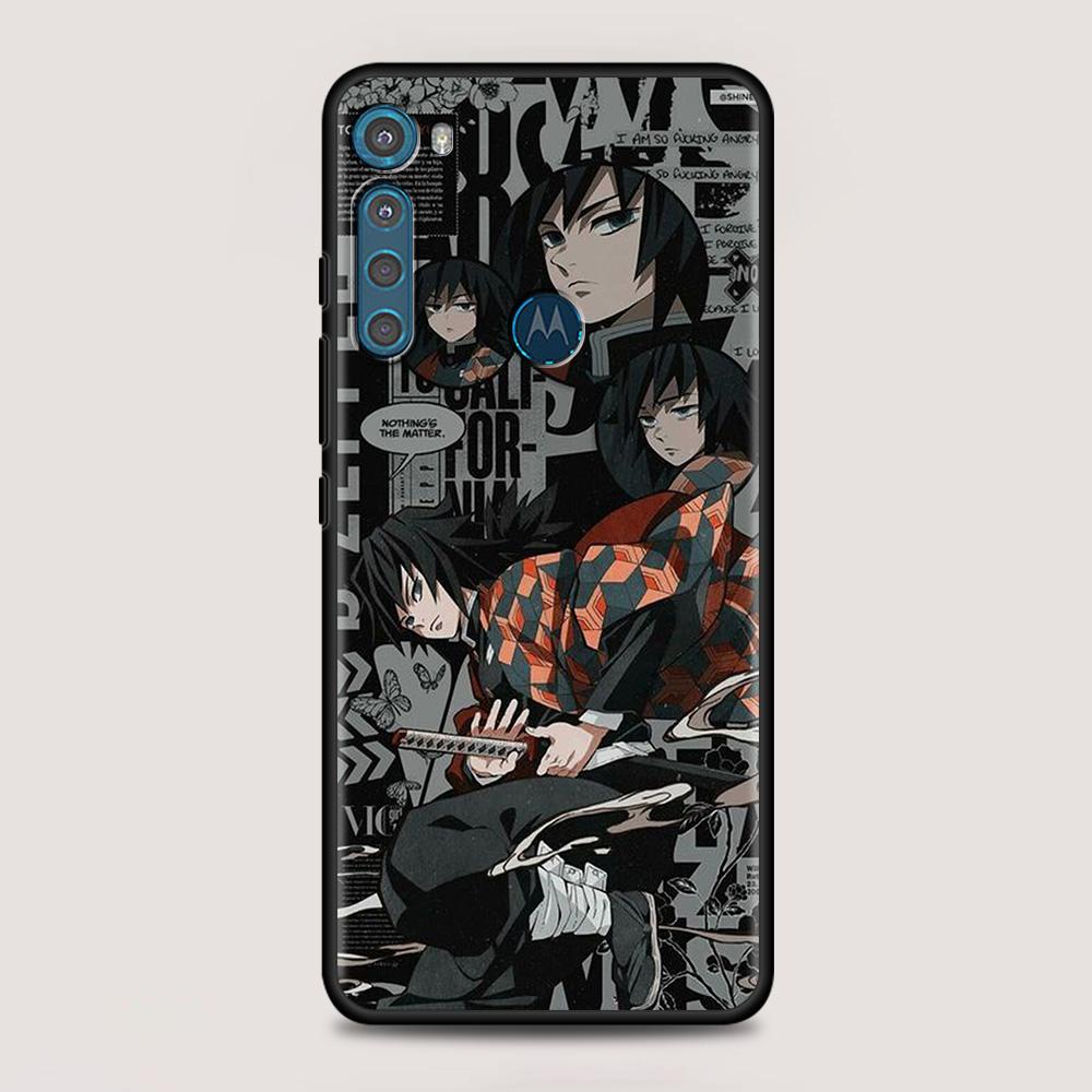 Kimetsu No Yaiba Dämonentöter für MOTOROLA One Fusion Hülle für Moto G10 G9 G8 Plus Play Power One G20 G30 G40 G50 G60 Edge 20