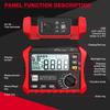 Digital Resistance Meter Featuring Leakage Switches Testing RCD Capability Backlit LCD Screen 1000 Records Storage RCD Tester Voltmeter
