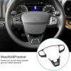 Car Steering Wheel Cover Trim For Ford Bronco Sport -2024 Accessories Carbon