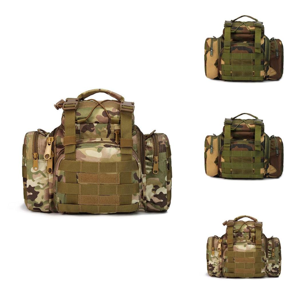 Outdoor Camera Waist Bag With Water Resistant Oxford Material For Fishing And Hiking