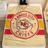 Kansas City Chiefs Flannel Blanket, High quality Comfortable for All Seasons, Home Decor, Warmth and Comfort