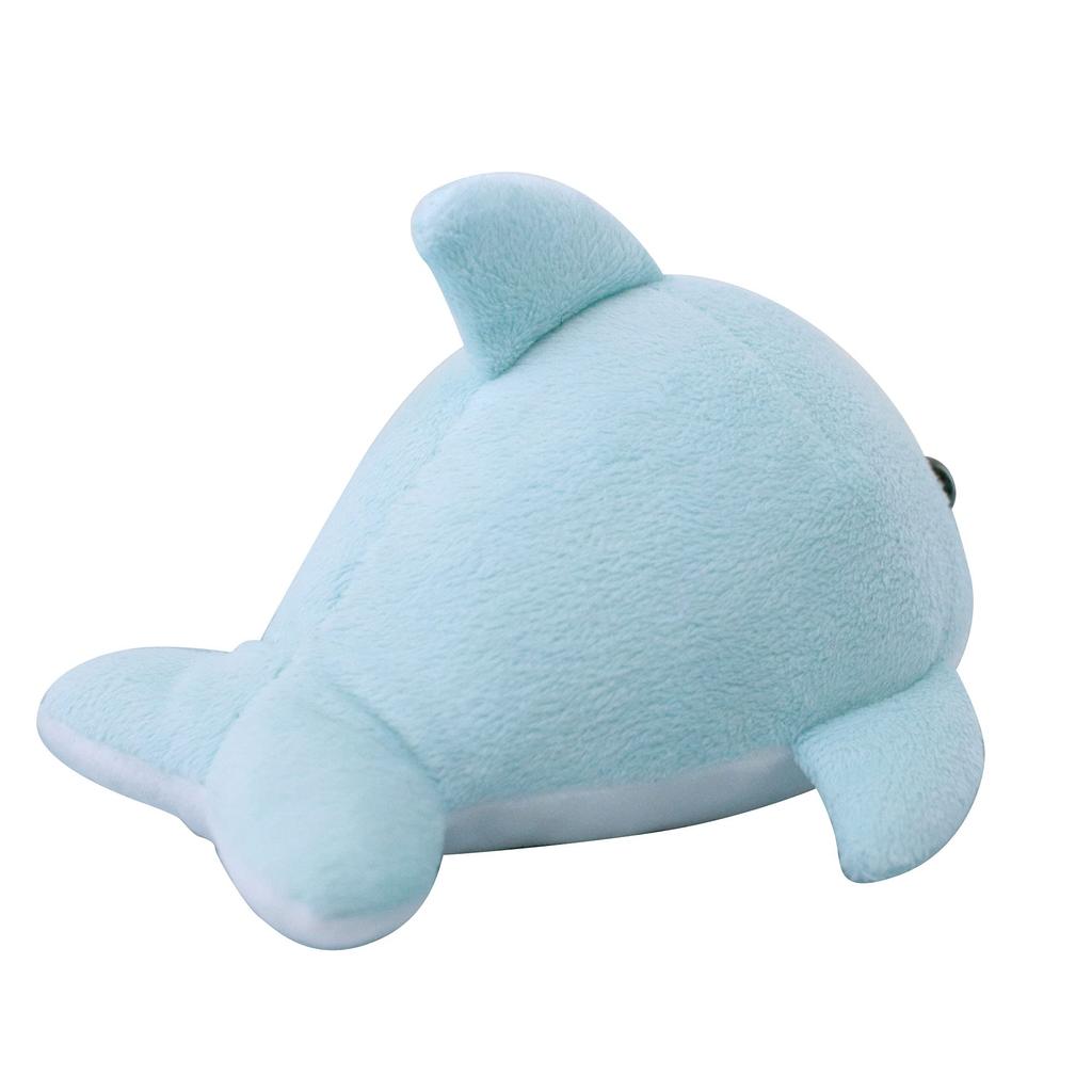 AMUFUN Pocket Aquarium Dolphin (Blue) Plush Toy, 19 x 15 x 12 cm, Polyester, 701545