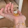 Xiaohongshu Golden Iris Ring for Women: Classic, Stylish, Versatile Retro Design