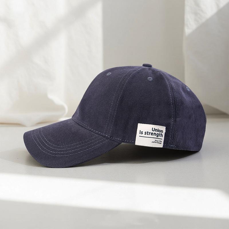 Fashion Small Cloth Standard Polished Baseball Cap Spring and Autumn Sky Green Men and Women Versatile Street Shading Shows Small Face