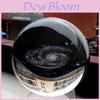 Globo de Bola de Cristal Elegante Galáxia Miniaturas Esfera de Vidro Gravada a Laser 3D 60mm Para Decoração de Casa Atemporal
