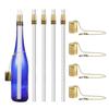 Wine Bottle Lamp Set with Oil Lamp Wicks and Light Caps for Outdoor Oil Lamps Garden Tiki Torches and Home Decoration