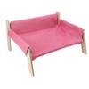 Elevated Cat Couch Wood Structure Stable Support Relaxing Strong Load Capacity Cat Sofa Bed for Home