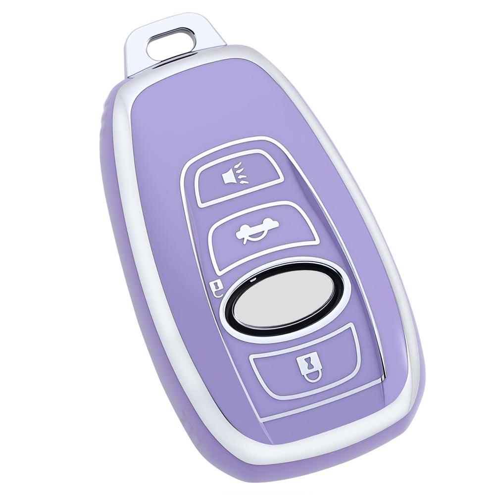 Key Fob Cover Silicone Rubber Case For Subaru  Brz Sti Legacy Forester Crosstrek Impreza Wrx Ascent Outback Remote Control