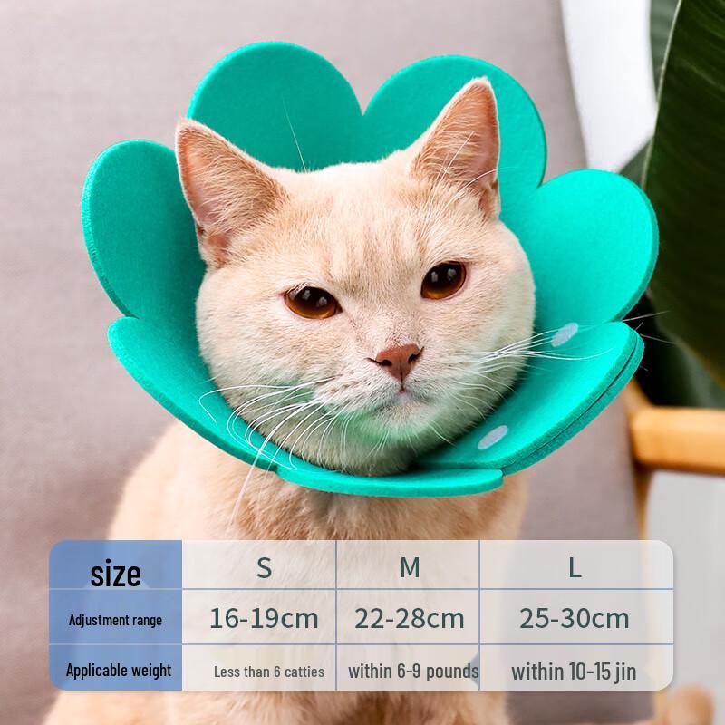Qi'ao Cat Sunflower Recovery Collar (5-Pack)