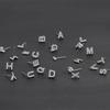 Street Style Diamond Alphabet Earrings: Romantic Travel-Inspired Simple Design for Women