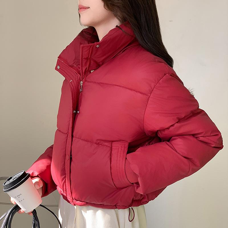 Down Cotton Jacket Women's Short 2025 Winter New Thickened Korean Version Loose Bread Jacket Kendoo Jacket
