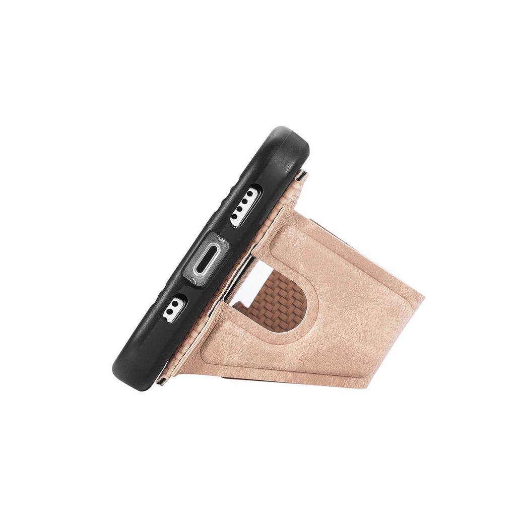 For Xiaomi Poco F7 Ultra 5G/Xiaomi Redmi K80 Pro 5G Case with K-Shaped Kickstand Leather Phone Back Cover